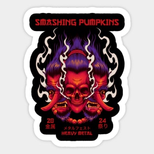 smashin pumkins Sticker